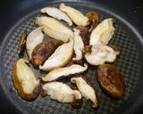 簡単！しいたけニラ玉(ダシ風味)作り方2写真