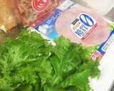 わさび菜とクリームチーズのサンドイッチ作り方2写真