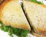 わさび菜とクリームチーズのサンドイッチ作り方5写真