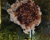 酵母玄米ご飯ゴマ味噌おにぎらず作り方4写真