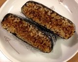 酵母玄米ご飯ゴマ味噌おにぎらず作り方8写真