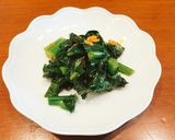 のらぼう菜の食べるラー油和え作り方4写真