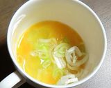 昆布茶で味付け、長ネギ入り卵焼き作り方2写真
