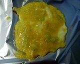 昆布茶で味付け、長ネギ入り卵焼き作り方4写真