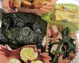 昆布茶で味付け、長ネギ入り卵焼き作り方7写真