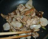 里芋と豚肉のごま味噌煮作り方4写真