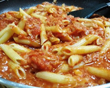 ぱぱっと簡単 ！ツナとトマトのペンネ作り方5写真