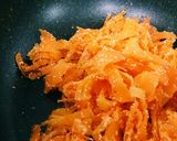 お弁当作り置き❤彩りたらこにんじん炒め作り方4写真