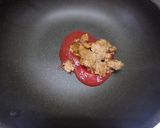 レトルトハンバーグのミートソースパスタ作り方1写真