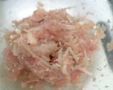 しゃきしゃきえのきの鶏団子スープ作り方2写真