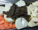 凍りコンニャク の 肉じゃが＋リメイク作り方1写真