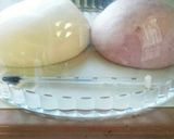 紫いもと甘納豆のうずまきパン作り方4写真