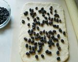 紫いもと甘納豆のうずまきパン作り方5写真