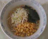 ネギコーンラーメンごま風味作り方3写真