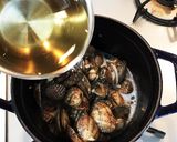 餃子の王将ラーメン(塩)でアサリラーメン作り方4写真
