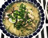 餃子の王将ラーメン(塩)でアサリラーメン作り方8写真