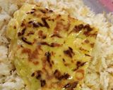 簡単ボリューム♪冷凍お好み焼きカツ丼！作り方8写真
