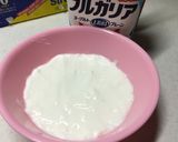 ヨーグルトアートで春の庭作り方1写真