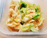 野菜たっぷり！春キャベツの卵とじラーメン作り方1写真