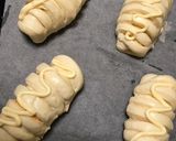フープロで。ゆだねパン(ソーセージin)作り方14写真