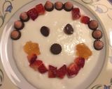 ヨーグルトアート にこにこちゃん作り方3写真