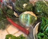 牛肉と春菊の春野菜ピリ辛サラダ作り方2写真
