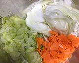 香味野菜たっぷりレンジでポテサラ作り方1写真