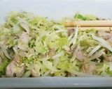 簡単時短!!もやしとキャベツの豚ペイ焼き作り方7写真