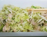 簡単時短!!もやしとキャベツの豚ペイ焼き作り方7写真