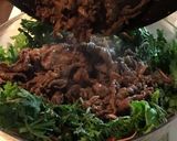 牛肉と春菊の春野菜ピリ辛サラダ作り方8写真
