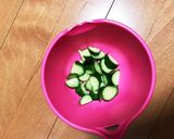 豆腐ときゅうりのヘルシーな和え物作り方1写真
