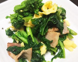 今が旬！菜の花ごま油炒め 簡単美味しい♡作り方7写真