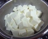 材料3つ☺　豆腐の明太マヨかけ焼き作り方1写真