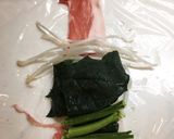 ほうれん草ともやしの豚肉巻き作り方1写真