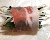 ほうれん草ともやしの豚肉巻き作り方2写真