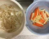 牛肉と揚げ牛蒡のバルサミコマヨネーズ炒め作り方1写真