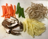 牛肉と揚げ牛蒡のバルサミコマヨネーズ炒め作り方2写真