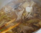 豚肉とネギとほうれん草 豆腐の和風煮＊゜作り方5写真