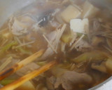 豚肉とネギとほうれん草 豆腐の和風煮＊゜作り方5写真
