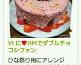 Vt.に❤HMでダブルチョコシフォン作り方22写真