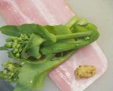 菜の花のマスタードベーコン巻き作り方2写真
