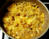 残った唐揚げで☆唐揚げのキムチ卵丼作り方4写真