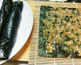 鳥挽き肉の海苔巻き作り方3写真