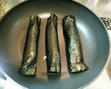 鳥挽き肉の海苔巻き作り方4写真