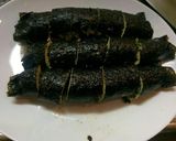 鳥挽き肉の海苔巻き作り方7写真