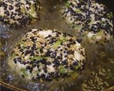 カリッと♪うりずん豆入り♪豆腐のゴマ揚げ作り方3写真