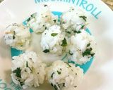 幼児食に♪小松菜のお浸しでおにぎり!作り方3写真