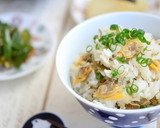 がごめきざみ昆布とあさりの炊き込みご飯作り方4写真