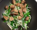 鹿肉のニラもやし炒め（ピリ辛）作り方15写真