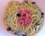 ✿ランチ 明太子クリームパスタ✿作り方5写真